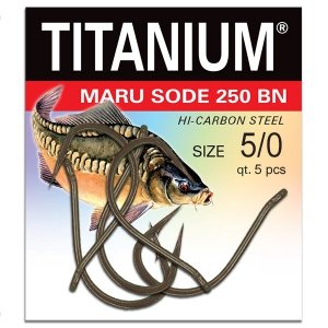 Haczyk Titanium MARU SODE 250BN (5 szt.), rozm. 5/0