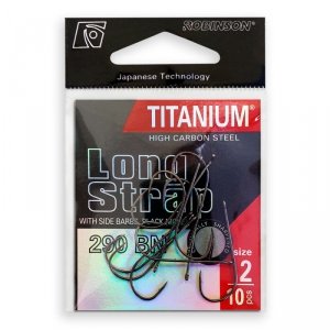 Haczyk Titanium Long Strap 290 (10 szt.), rozm. 8