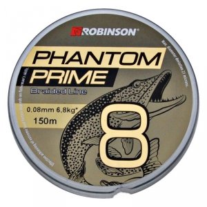 Plecionka Phantom Prime X4 0,12mm, 150m, ciemnozielona