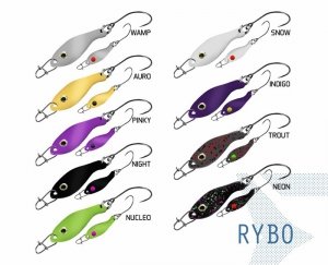 Wahadłówka Delphin RYBO 0.5g INDIGO Hook #8 Snap 00