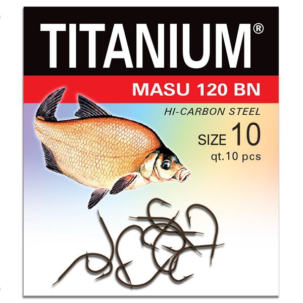 Haczyk Titanium MASU 120BN 120BN (10 szt.), rozm. 10