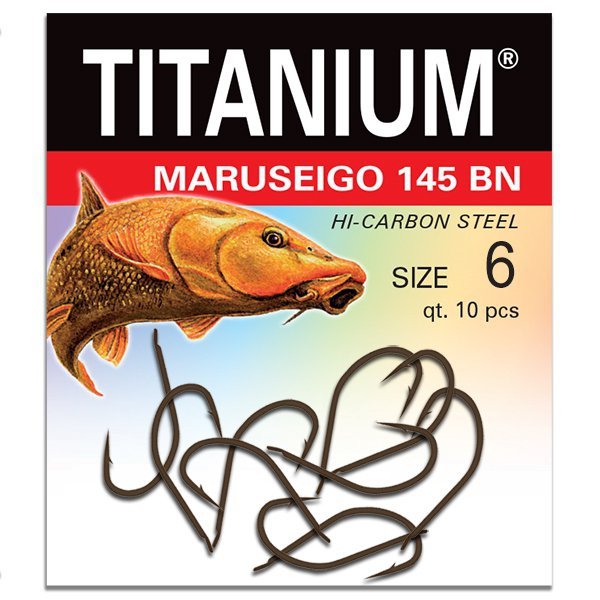 Haczyk Titanium MARUSEIGO 145BN (10 szt.), rozm. 6