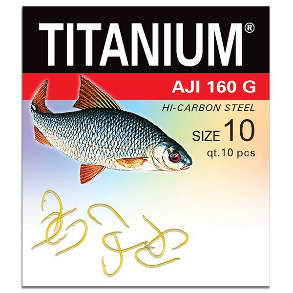 Haczyk Titanium AJI 160G (10 szt.), rozm. 10