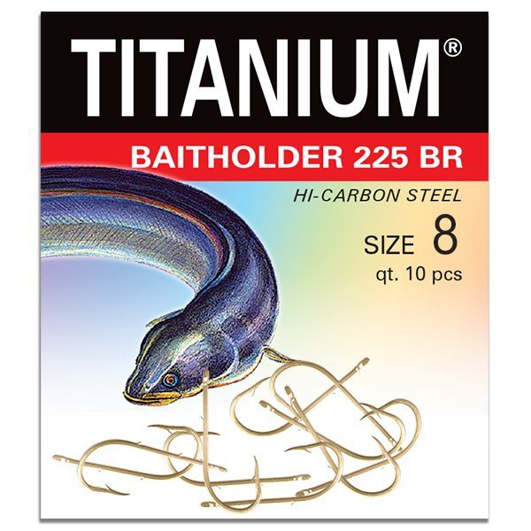 Haczyk Titanium BAITHOLDER 225BR (10 szt.), rozm. 8