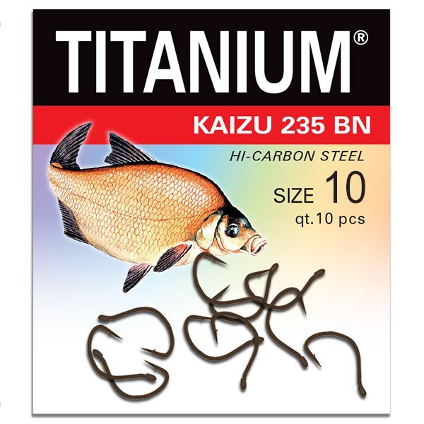 Haczyk Titanium KAIZU 235BN (10 szt.), rozm. 10