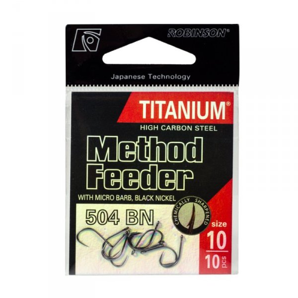 Haczyk Titanium Method Feeder 504 (10 szt.), rozm. 14