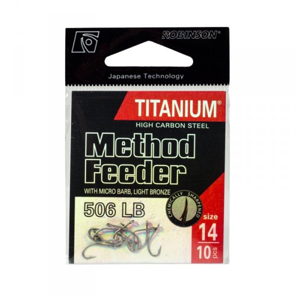 Haczyk Titanium Method Feeder 506 (10 szt.), rozm. 8