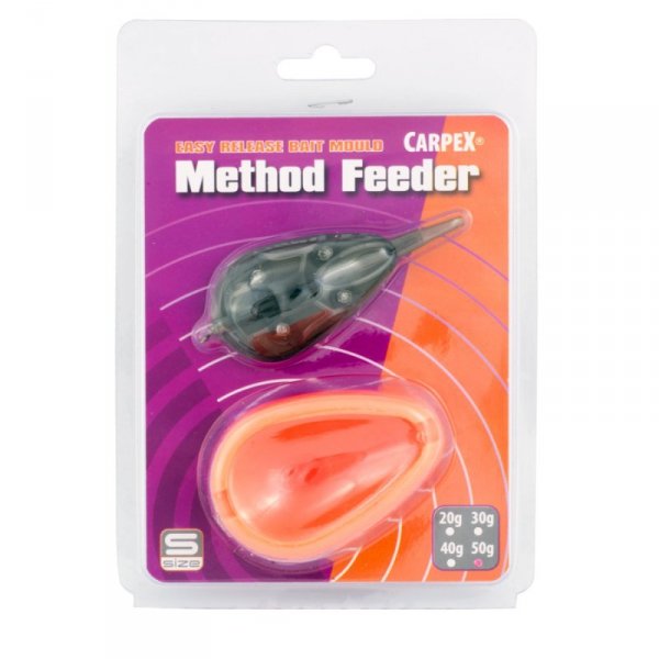 Koszyk Carpex Method Feeder z gumową formą rozm. S, 50g