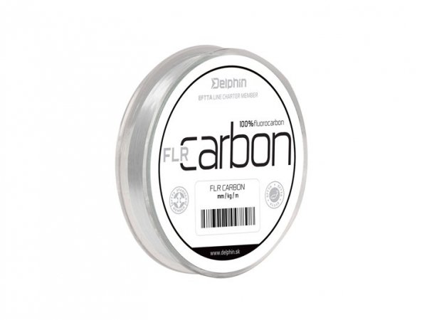 Delphin FLR CARBON - 100% fluorocarbon 0,125mm 1,3kg 50m