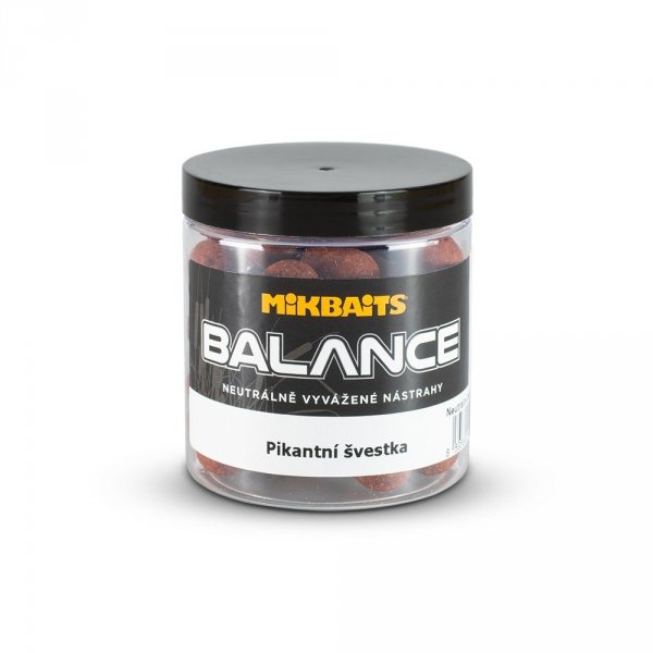 Kulki zbalansowane MikBaits Spiceman boilies Balance 250ml - Pikantna Śliwka 24mm