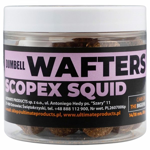 Kulki Ultimate Products Scopex Squid Wafters Dumbell 14/18mm