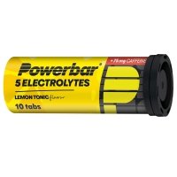 PowerBar 5 Electrolytes elektrolity (cytrynowy+kofeina) - 10 tabl.