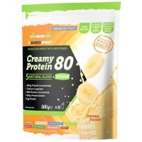 NamedSport Creamy Protein 80 odżywka wysokobiałkowa (banan) - 500g