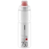 Elite Jet Plus Clear bidon z klapką (czerwony) - 750ml