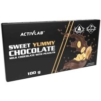 Activlab Sweet Yummy mleczna czekolada z orzechami arachidowymi - 100g