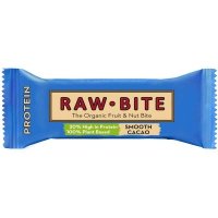 RawBite Protein Smooth Cacao baton proteinowy (kakao) - 45g