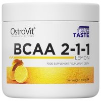 OstroVit BCAA 2-1-1 aminokwasy (cytrynowy) - 200g