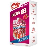 HIGH5 Electrolyte Energy Gel zestaw żeli  (malina) - 5 x60g