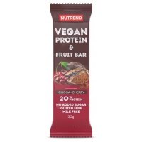 Nutrend Vegan Protein Fruit Bar (kakao wiśnia) - 50g 