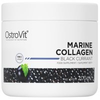OstroVit Marine Collagen kolagen morski (czarna porzeczka) - 200g