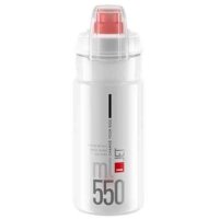 Elite Jet Plus Clear bidon z klapką (czerwony) - 550ml