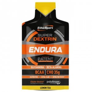 EthicSport Super Dextrin Endura żel energetyczny ze słomką (herbata cytrynowa) - 60ml 
