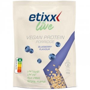 Etixx Vegan Protein Porridge owsianka wegańska (borówka) - 550g 