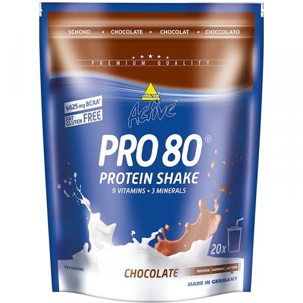 Inkospor Pro 80 odżywka białkowa (czekoladowy) - 500g