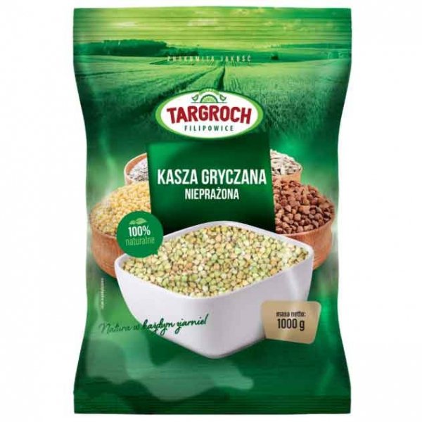 Targroch Kasza gryczana nieprażona - 1kg