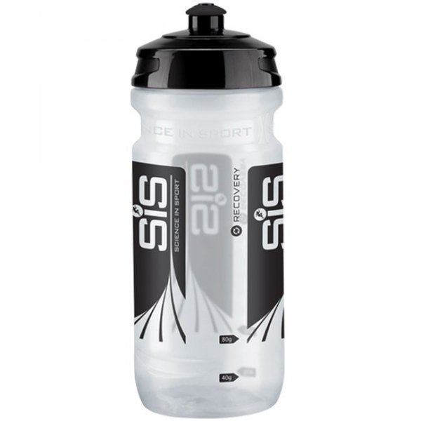 SiS bidon transparentny z czarną nakrętką - 600ml