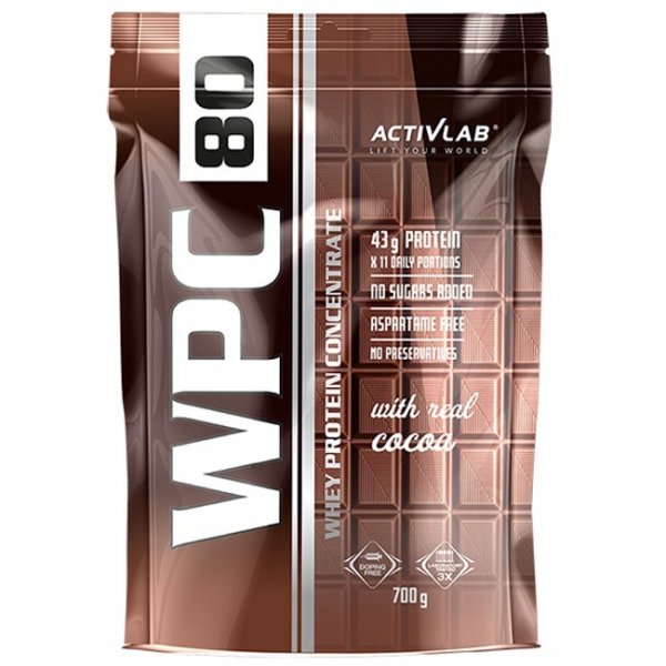 Activlab WPC 80 odżywka białkowa (czekolada z orzechami) - 700g