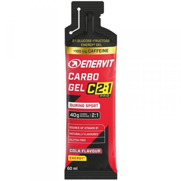 Enervit C2:1 Carbo Gel żel energetyczny z kofeiną (cola) - 60ml