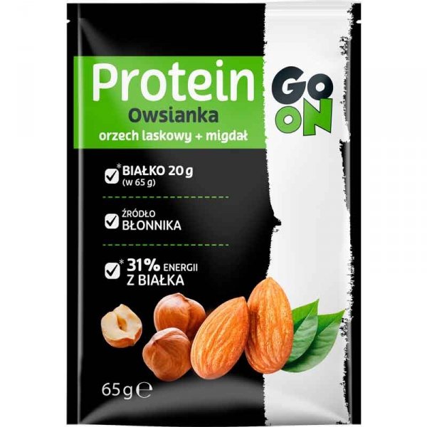 GO ON! Owsianka Proteinowa orzech laskowy + migdał - 65g