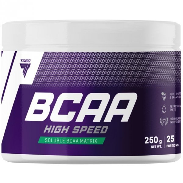 Trec Nutrition BCAA High Speed aminokwasy (wiśnia grejpfrut) - 250g