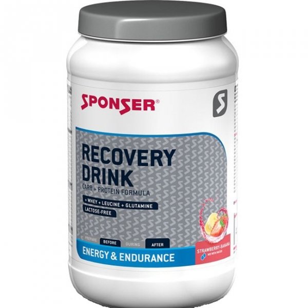 Sponser Recovery Drink (truskawkowo-bananowy) - 1200g