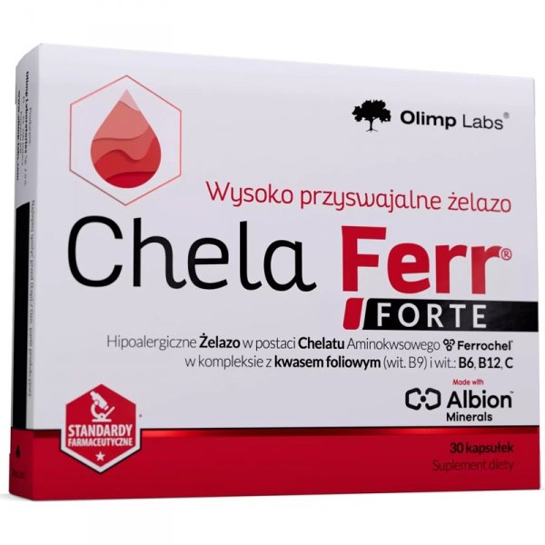 Olimp Chela-Ferr Forte żelazo - 30 kaps.