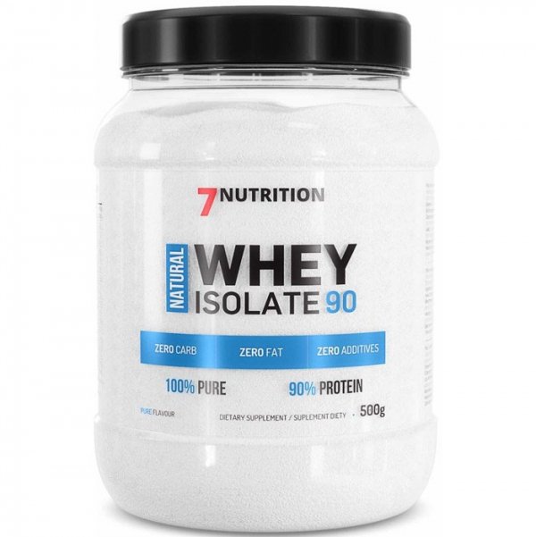 7Nutrition Natural Whey Isolate 90 izolat białka serwatkowego - 500g