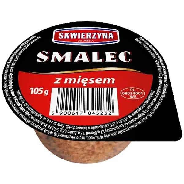 Skwierzyna smalec z mięsem - 105g