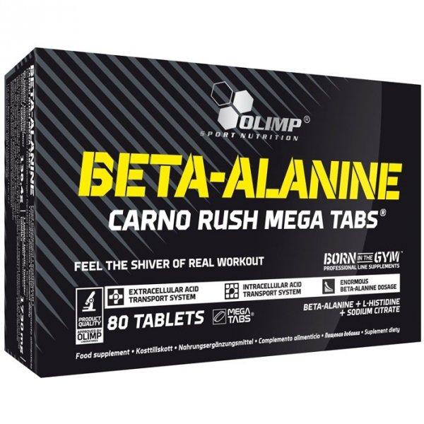 Olimp Beta Alanine Carno Rush Mega Tabs Beta-alanina - 80 tabl.