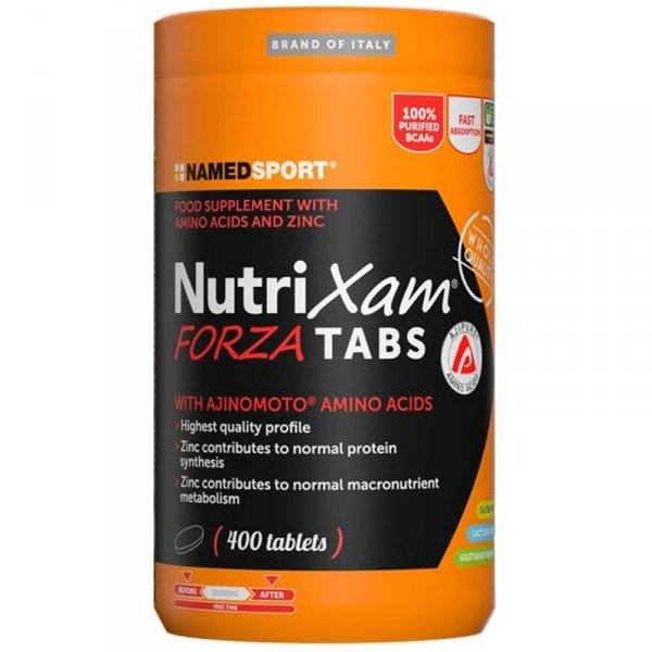 NamedSport Nutrixam Forza aminokwasy Ajinomoto plus cynk - 400 kaps.