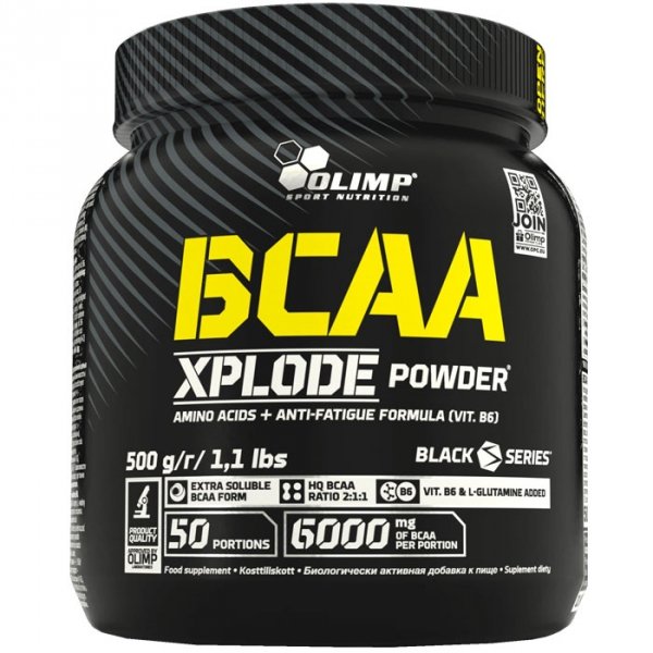 Olimp BCAA Xplode (mrożona herbata brzoskwiniowa) - 500g