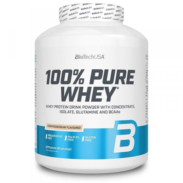 BioTech USA 100% Pure Whey napój białkowy (ciasteczko) - 2,27kg