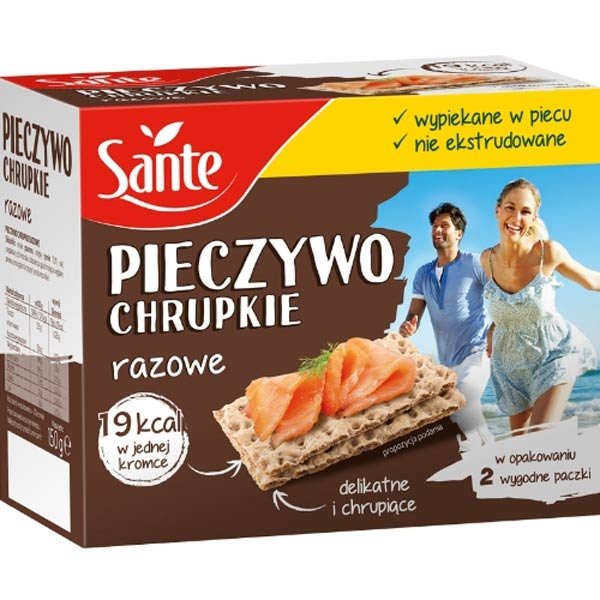 Sante Pieczywo Chrupkie Razowe - 150g