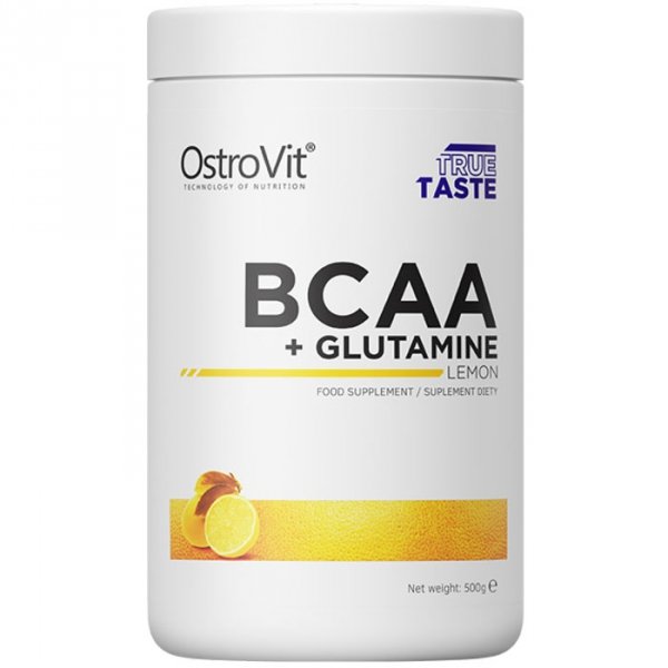 OstroVit BCAA + Glutamina (cytrynowy) - 500g