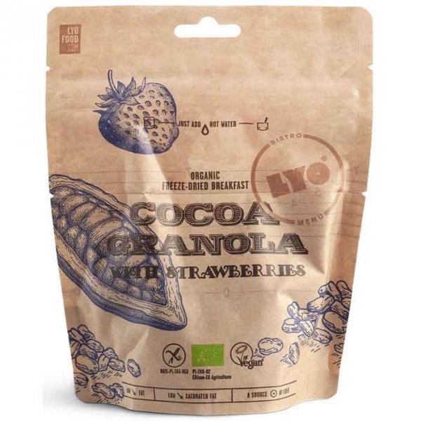 LYOFOOD Bistro Kakaowa Granola z truskawkami - 84g/270g