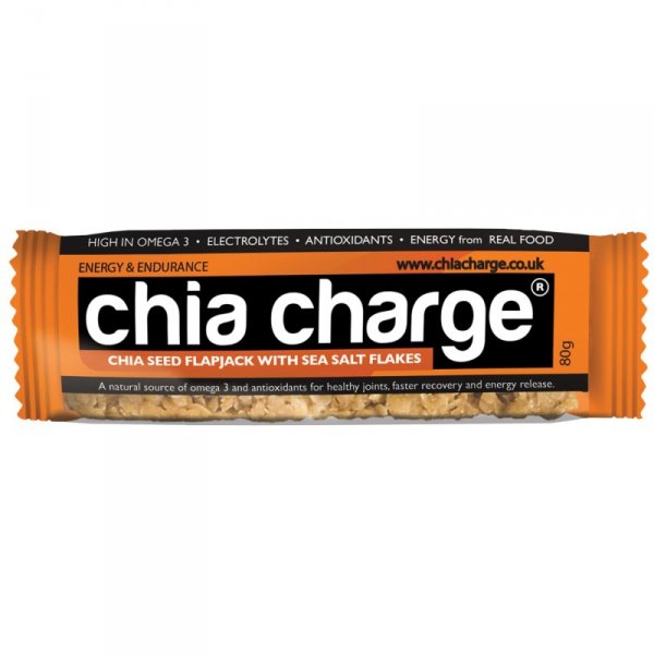 Chia Charge Flapjack z płatkami soli morskiej - 80g
