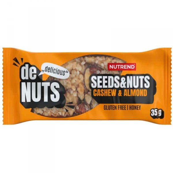 Nutrend DeNuts Seeds&amp;Nuts baton (migdały orzechy nerkowca) - 35g