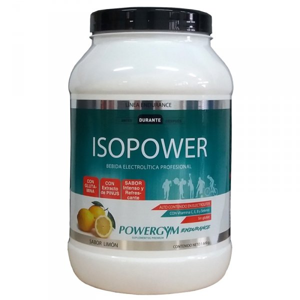 PowerGym Isopower napój izotoniczny (cytrynowy) - 1600g