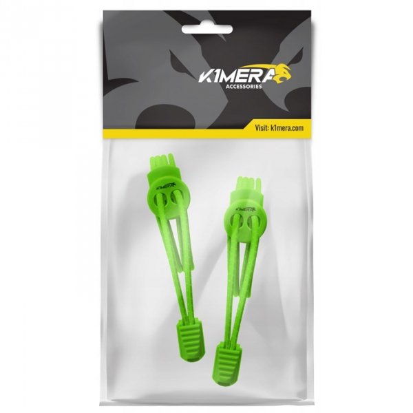 K1MERA Locklaces sznurówki (neonowy zielony) - 70cm