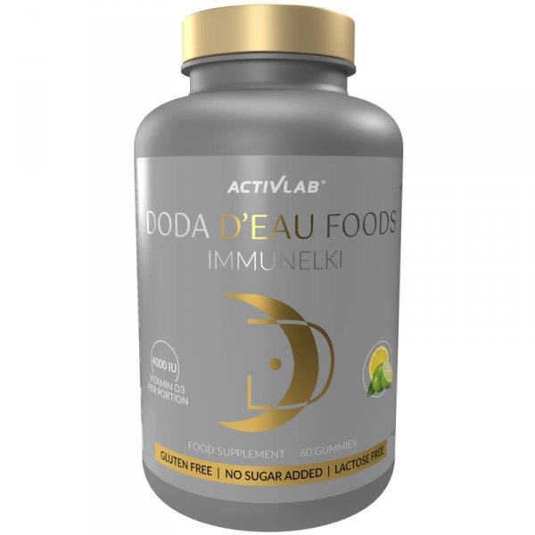 Activlab DODA Immunelki witamina D3 (cytryna-limonka) - 60 żelek